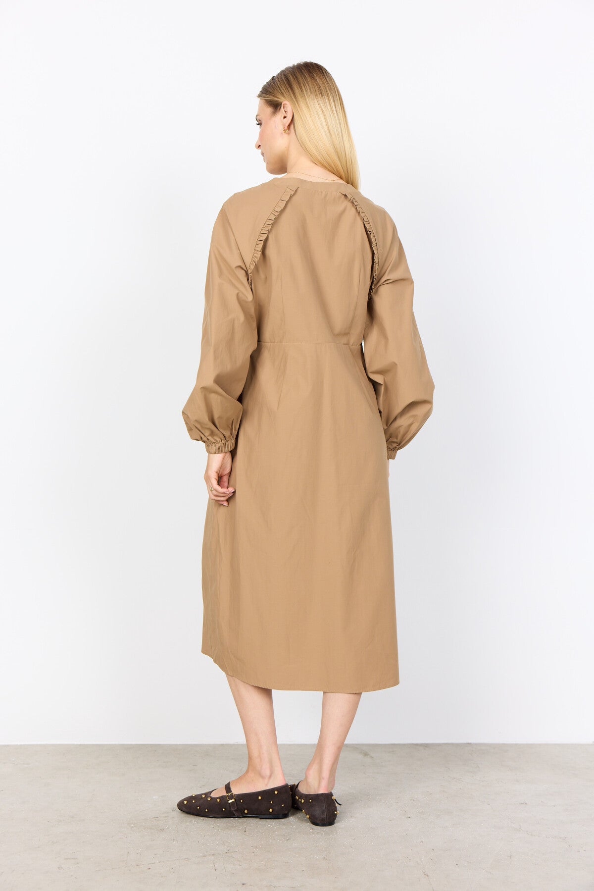 SC-NETTI 111 Kleid Dunkler Sand