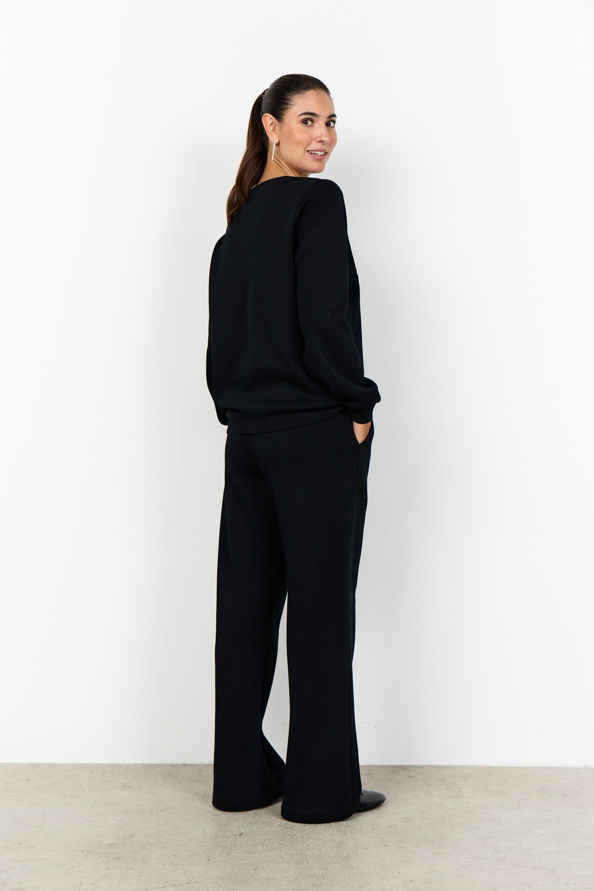 SC-ANGELIN 1 Sweatshirt Schwarz