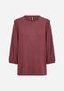 SC-BIARA 116 Bluse Dunkelrot