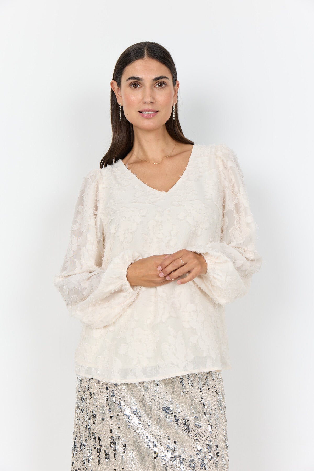 SC-ALTHEA 2 Bluse Creme