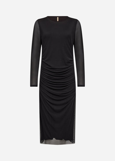 SC-ALDA AOP 59 Kleid Schwarz