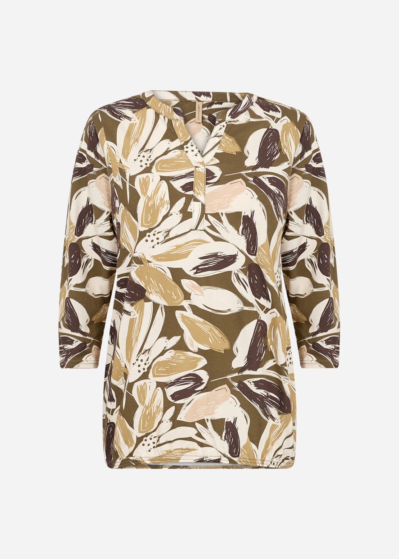 SC-FELICITY AOP 512 Bluse Oliv