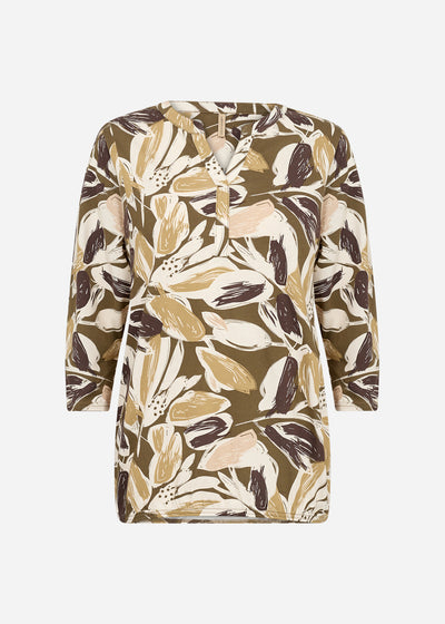 SC-FELICITY AOP 512 Bluse Oliv