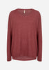 SC-BIARA 1 Bluse Rubinrot