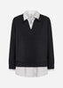SC-BANU 336 Bluse Schwarz