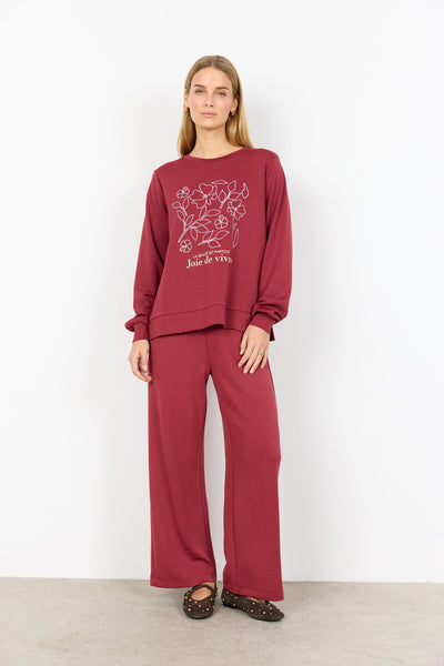 SC-BANU 287 Sweatshirt Rubinrot