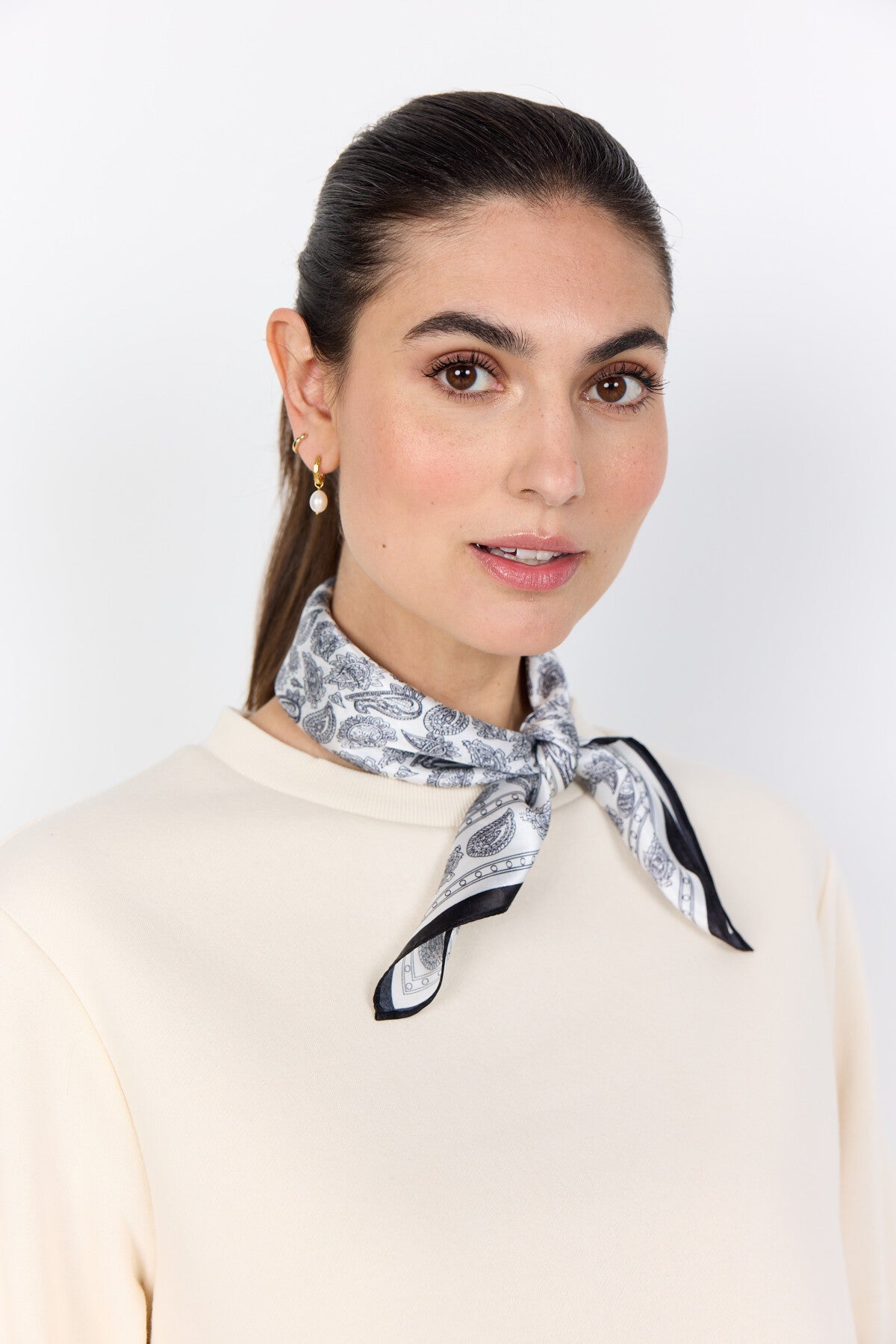 SC-ANGELIN 5 Bluse Creme