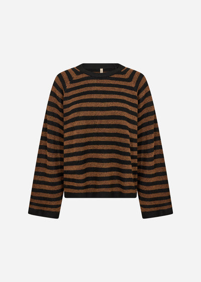 SC-ORLEAN STRIPE 14 Pullover Schwarz
