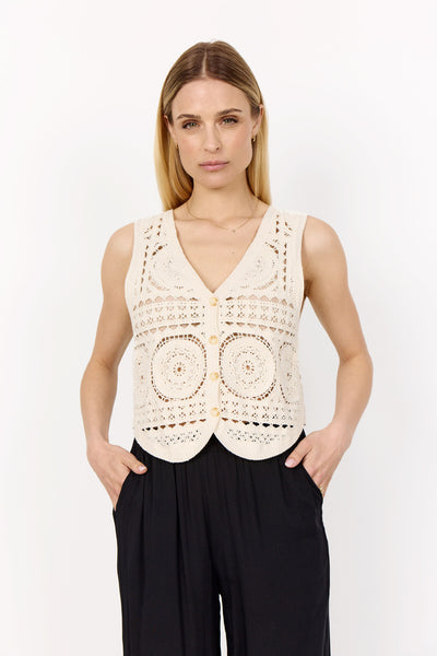 SC-SIDSEL 1 Weste Creme