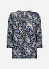 SC-FELICITY AOP 561 Bluse Staubblau