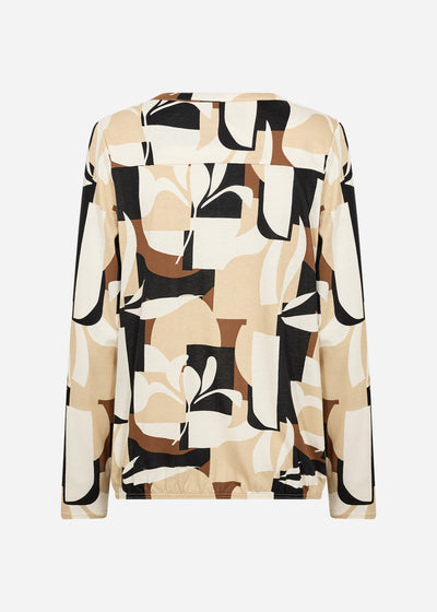 SC-FELICITY AOP 531 Bluse Sand