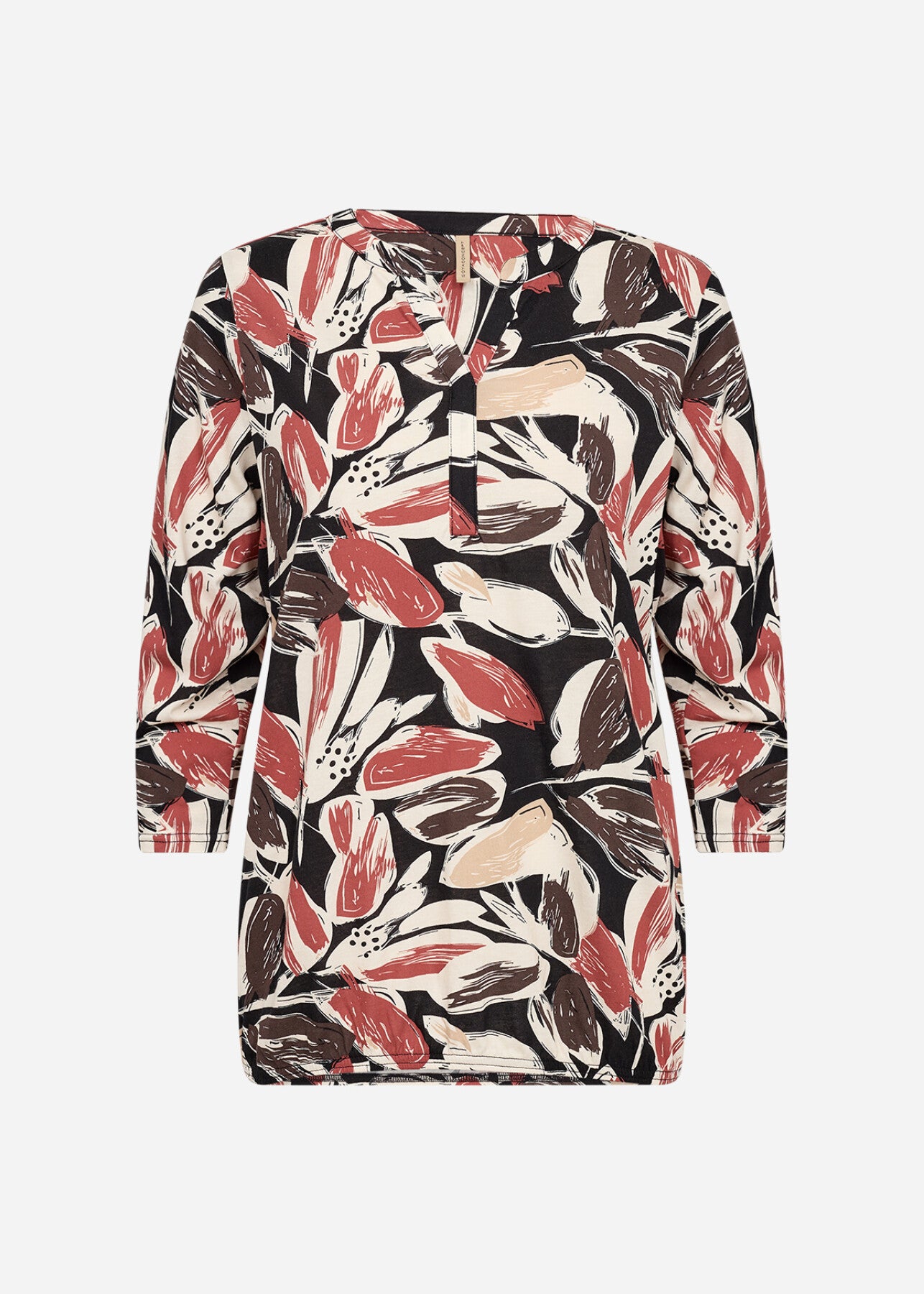 SC-FELICITY AOP 512 Bluse Rostrote