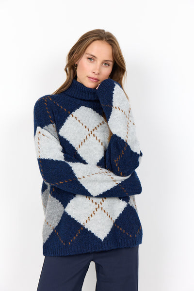 SC-ACACIE 2 Pullover Dunkelblau