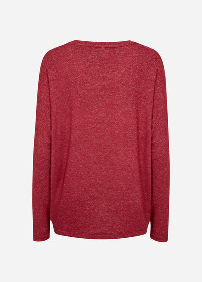 SC-BIARA 1 Bluse Dunkelrot