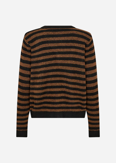 SC-ORLEAN STRIPE 13 Cardigan Schwarz
