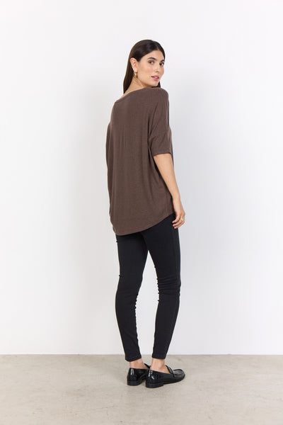 SC-BIARA 96 Bluse Dunkelbraun