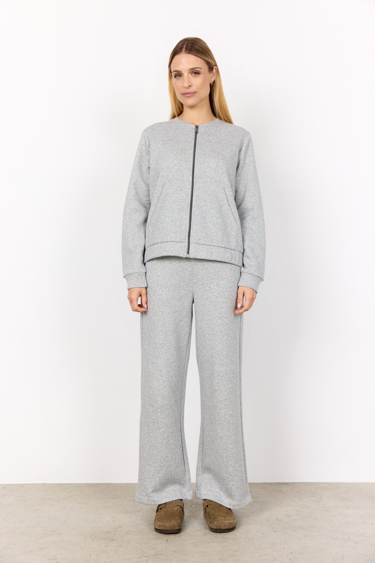 SC-ANGELIN 3 Cardigan Hellgrau