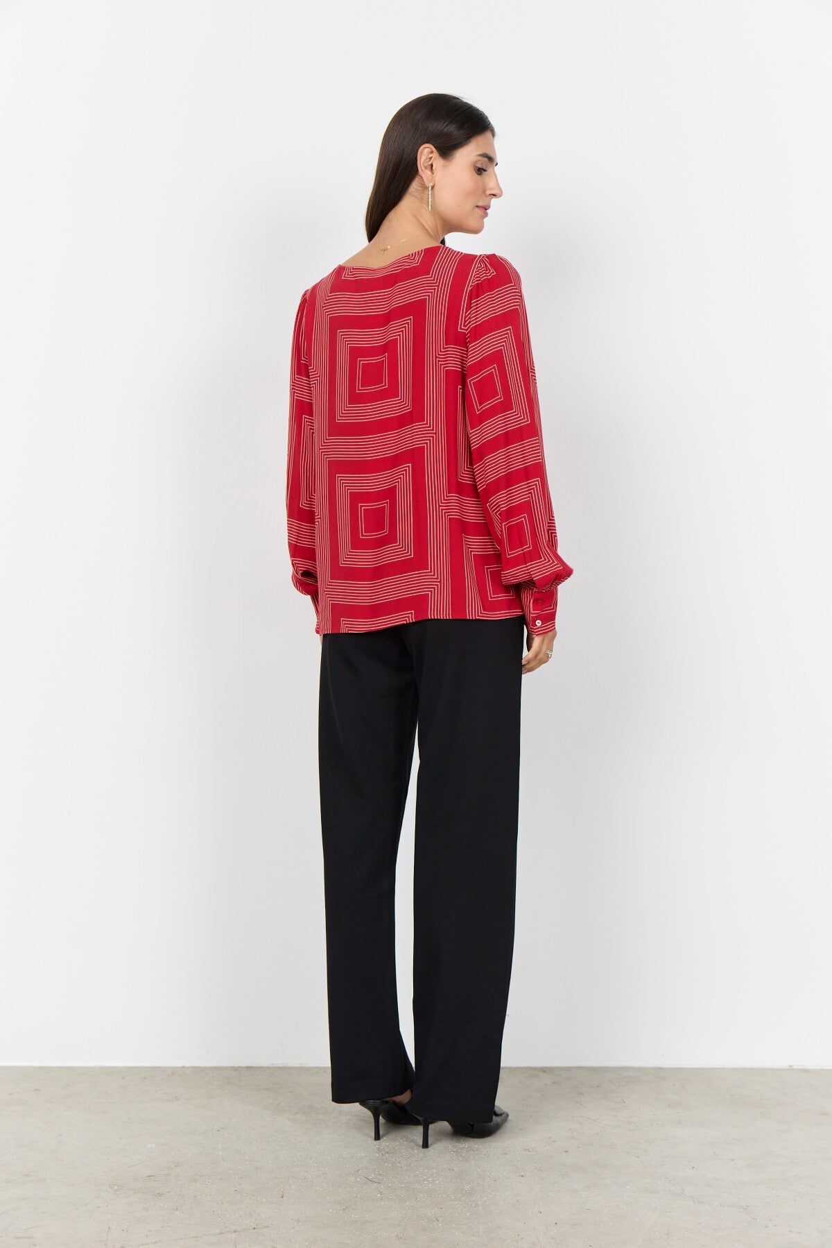 SC-ANNABEL 1 Bluse Rot