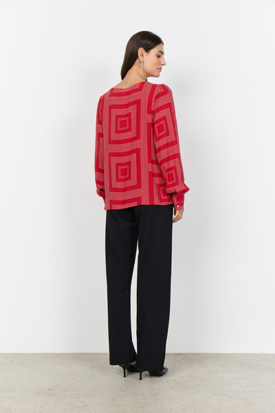 SC-ANNABEL 1 Bluse Rot