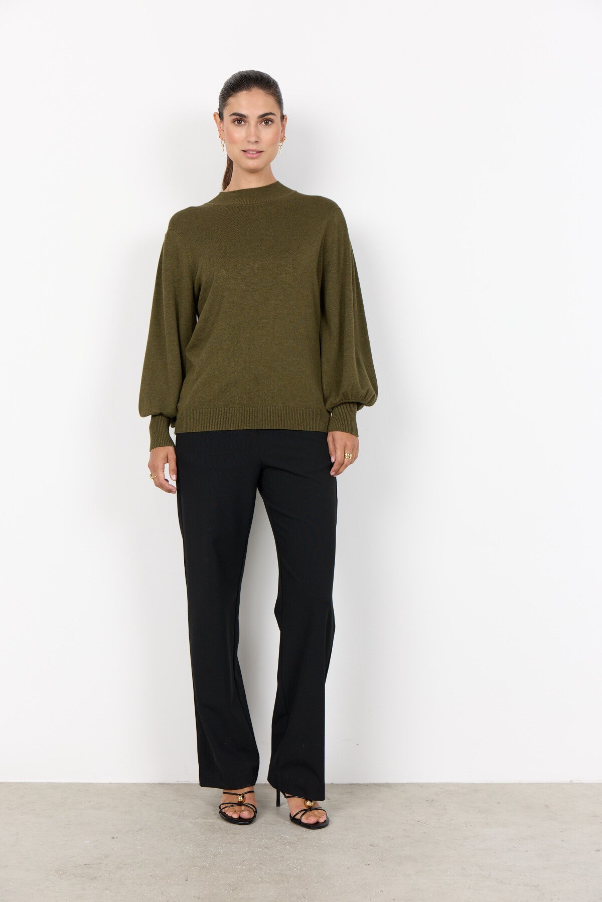 SC-DOLLIE 666 Pullover Dunkelgrün