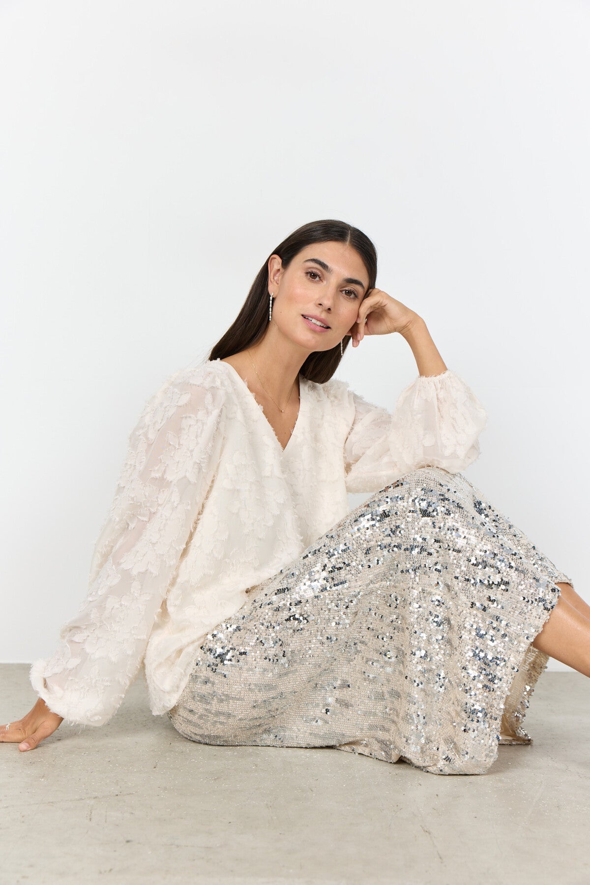 SC-ALTHEA 2 Bluse Creme