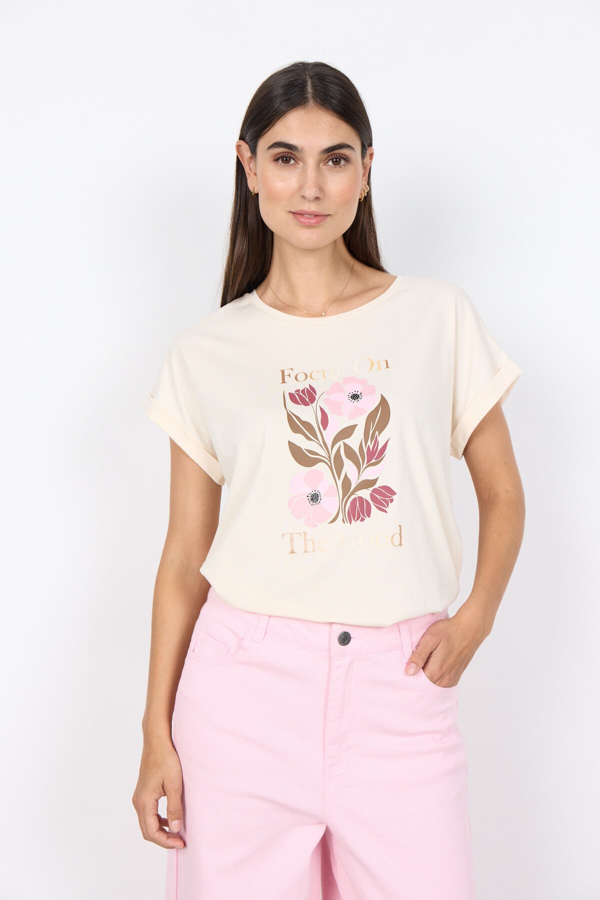 SC-RINA FP 14 T-shirt Creme