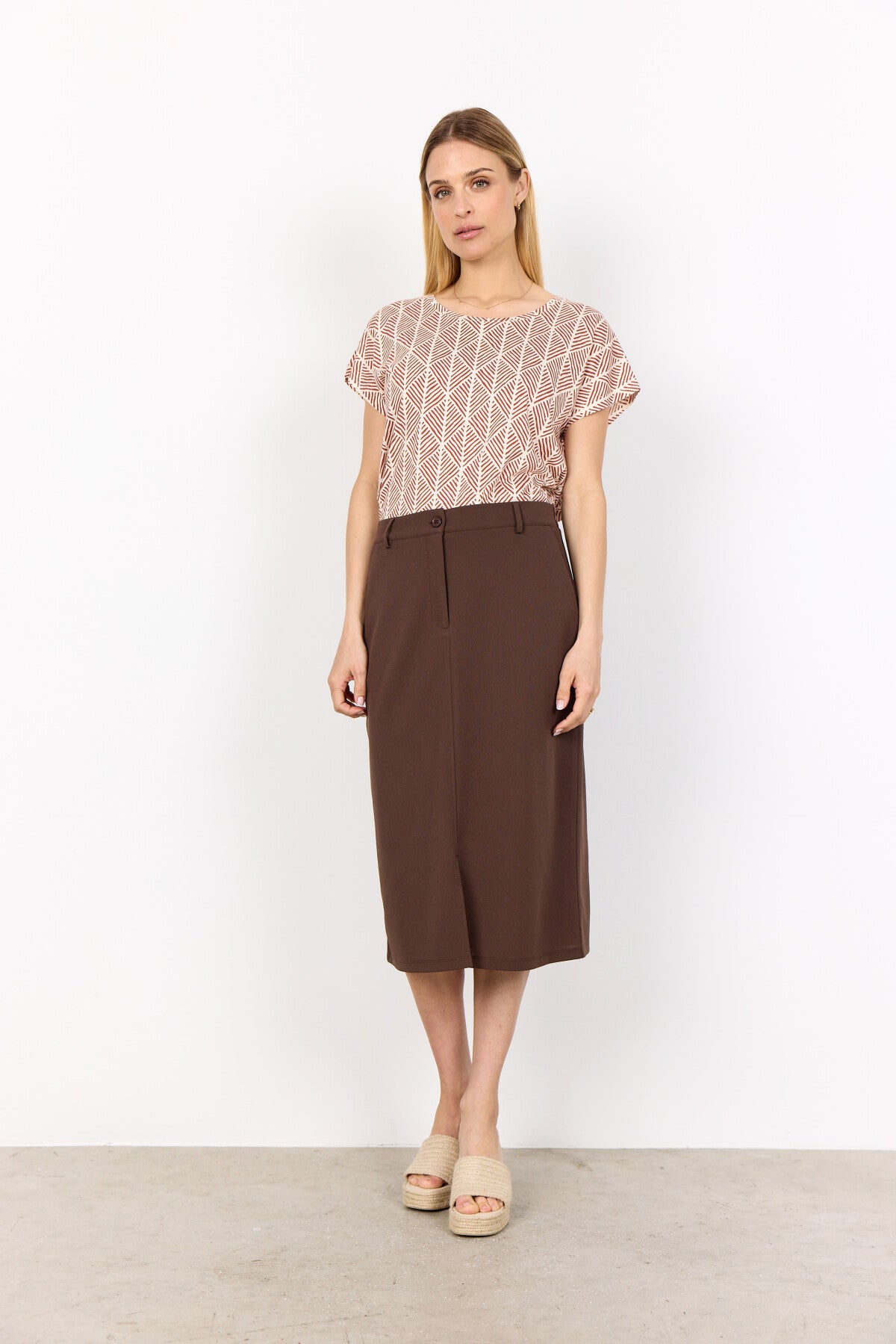 SC-FELICITY AOP 513 T-shirt Rostrote