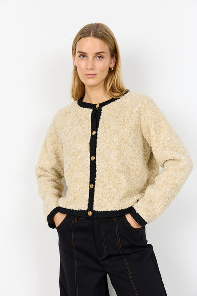 SC-BESSIE 7 Cardigan Creme