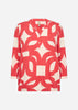 SC-FELICITY AOP 542 Bluse Rot