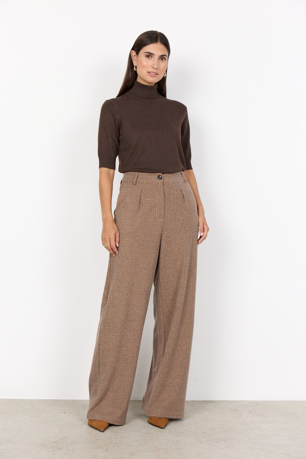 SC-DOLLIE 740 Pullover Dunkelbraun