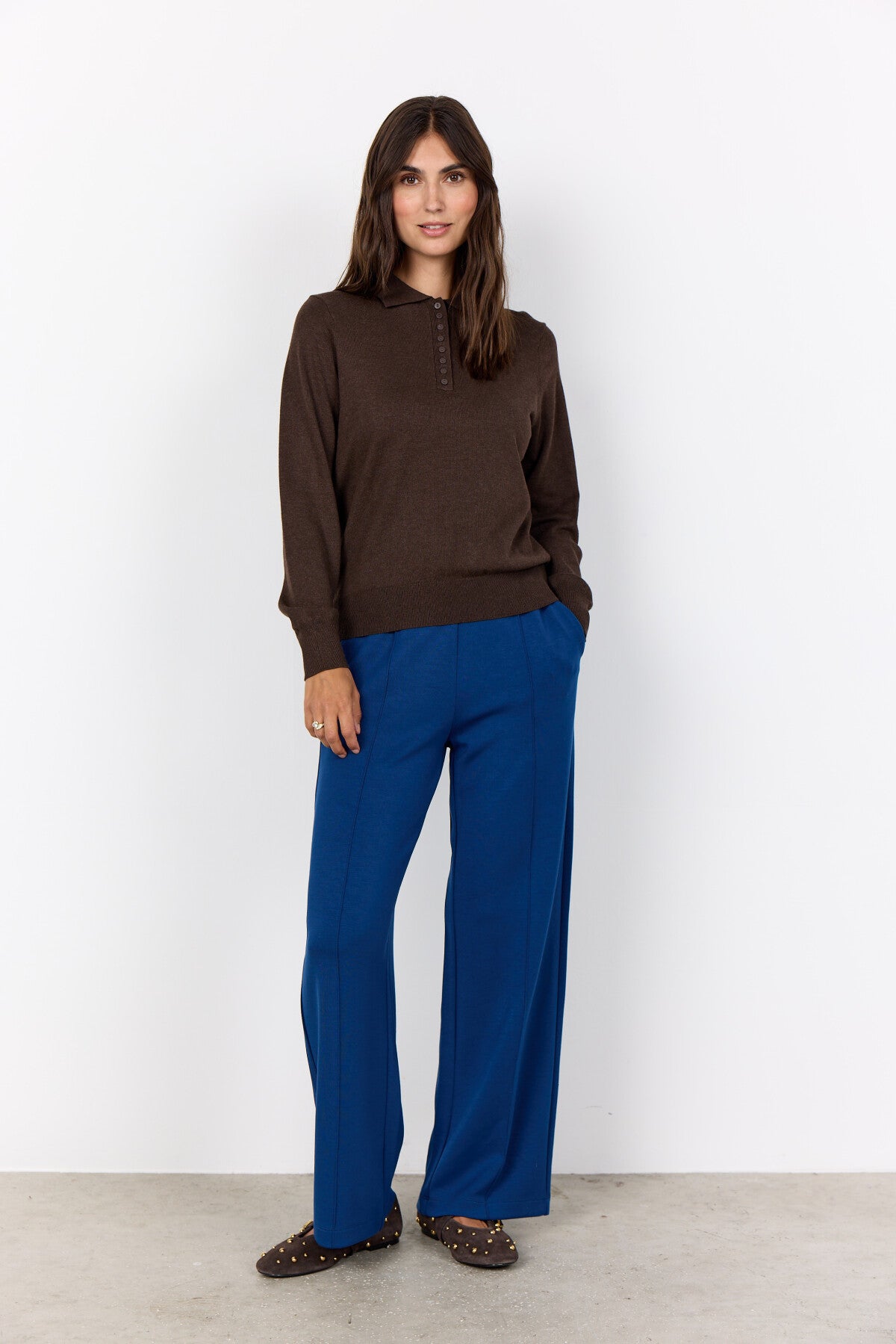 SC-DOLLIE 799 Pullover Dunkelbraun