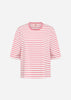 SC-RINA STRIPE 23 T-shirt Pink