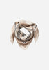 SC-HANIFA AOP 1 Schal Sand