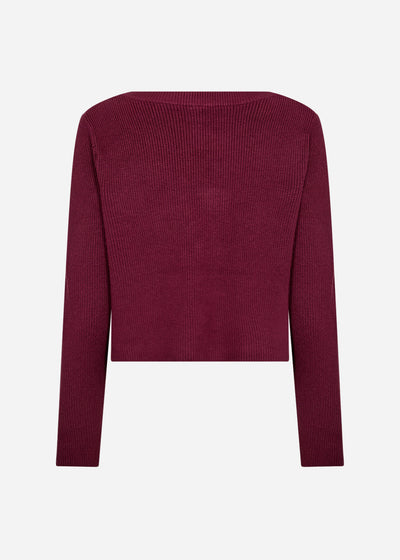 SC-KANITA 26 Cardigan Bordeaux