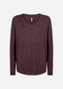 SC-BIARA 90 Bluse Dunkle Pflaume