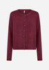 SC-ORLEAN 2 Cardigan Dunkelrot