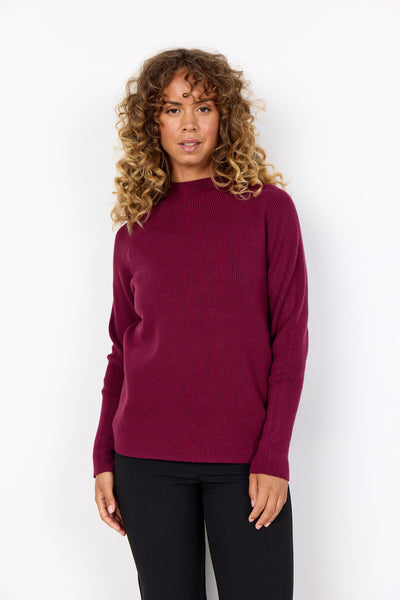 SC-KANITA 4 Pullover Bordeaux