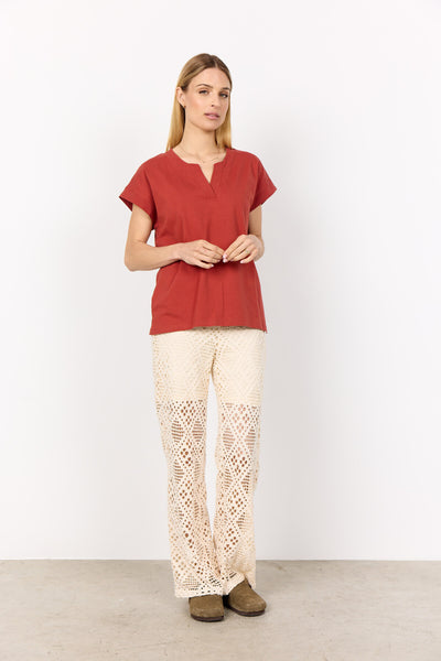 SC-DERBY 27 T-shirt Rostrote