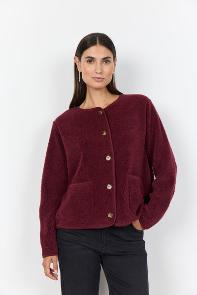 SC-ONYX 2 Cardigan Dunkelrot