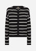 SC-DOLLIE STRIPE 795 Cardigan Schwarz