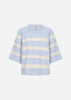 SC-ORLEAN STRIPE 5 Pullover Hellblau