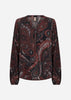 SC-HALNA 2 AOP Bluse Rubinrot