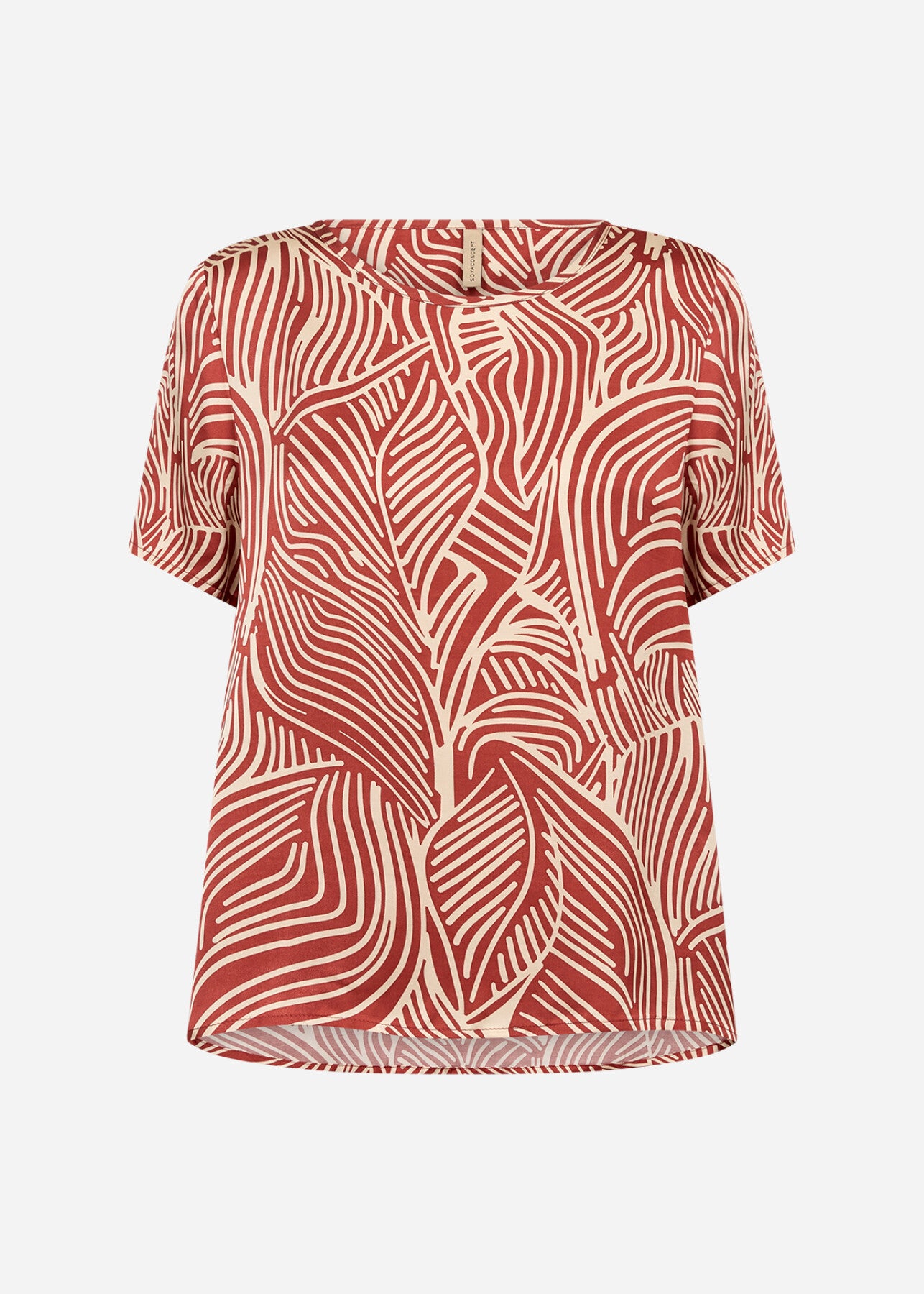 SC-SIGNORA 1 Bluse Rostrote