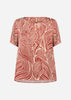 SC-SIGNORA 1 Bluse Rostrote