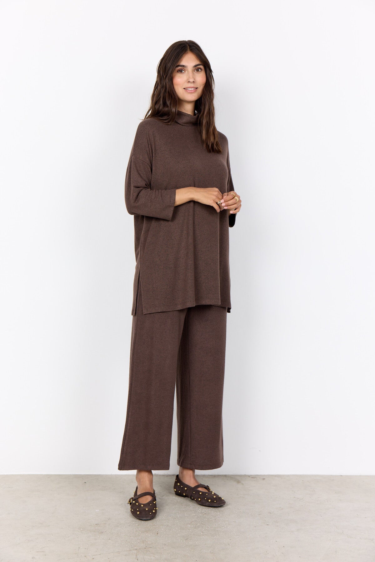 SC-BIARA 73 Sweatshirt Dunkelbraun