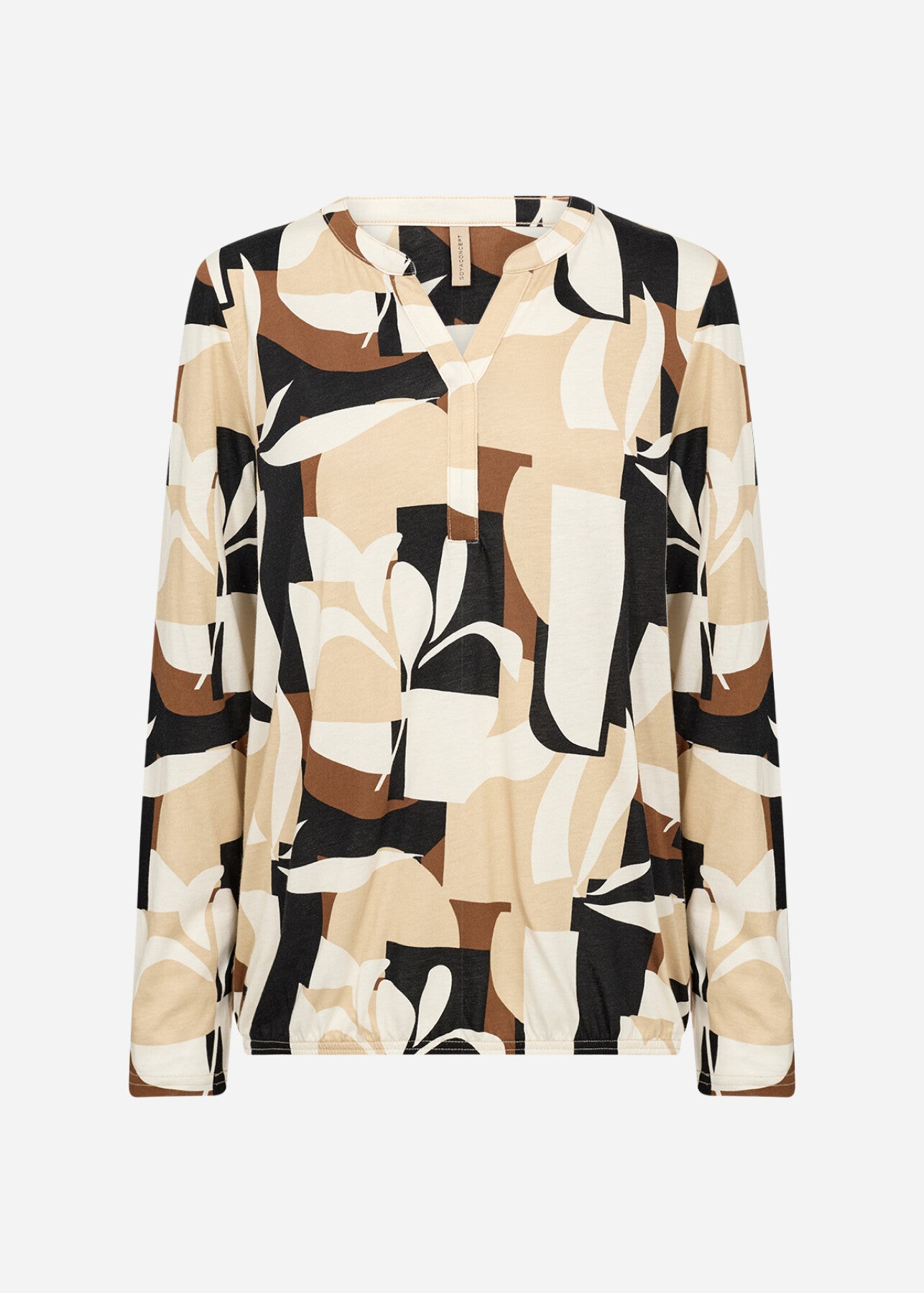 SC-FELICITY AOP 531 Bluse Sand