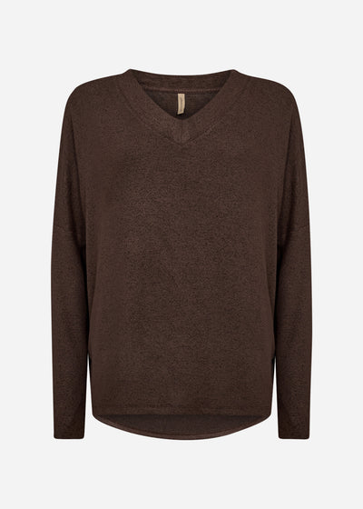 SC-BIARA 90 Bluse Dunkelbraun