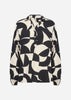 SC-HANNI AOP 2 Bluse Schwarz