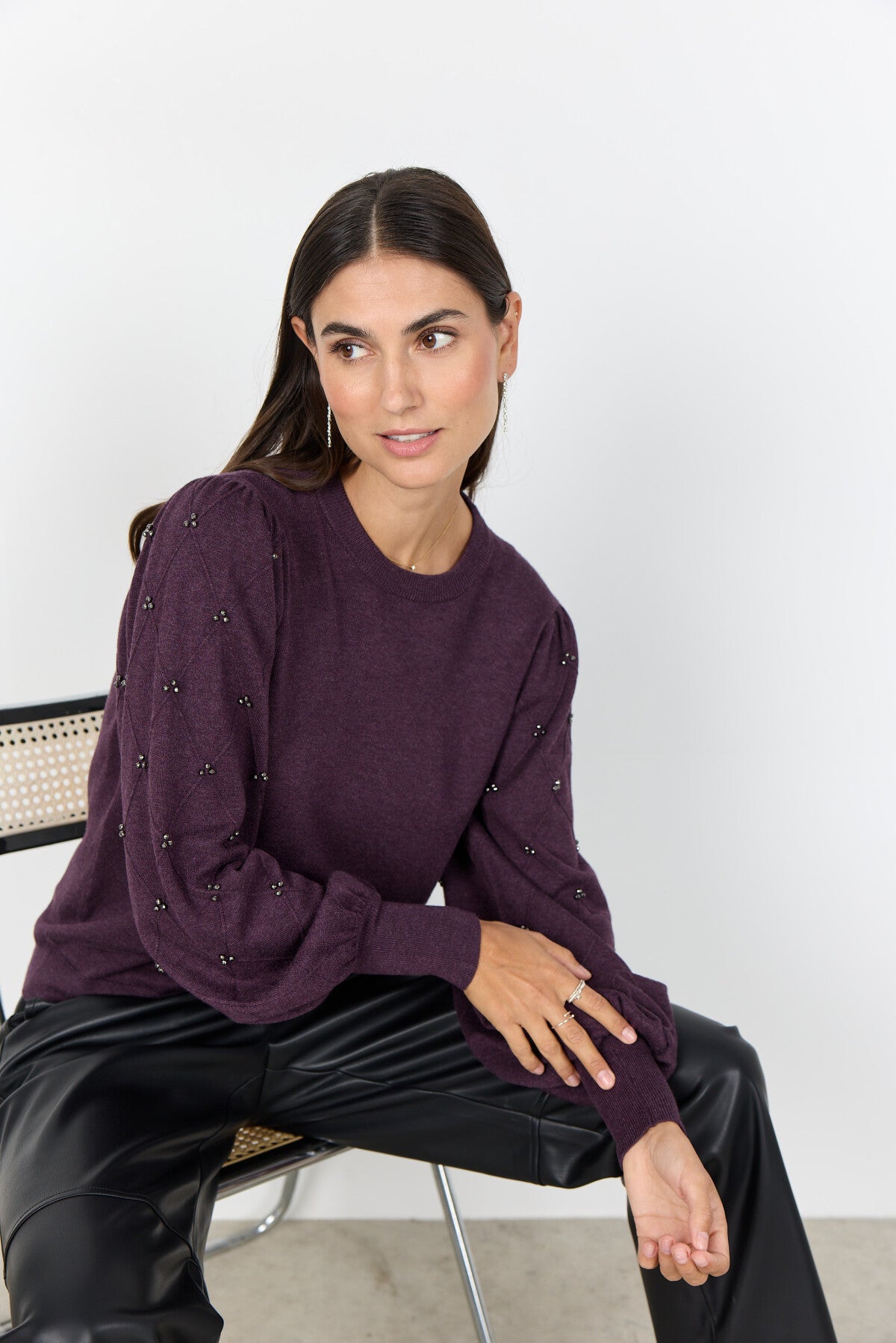 SC-DOLLIE 802 Pullover Violett