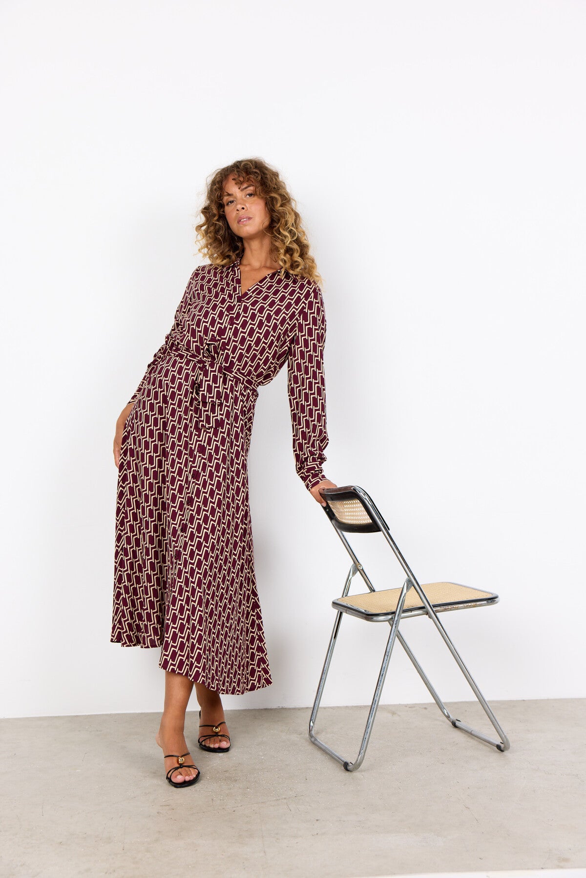 SC-VARLA 3 Kleid Bordeaux